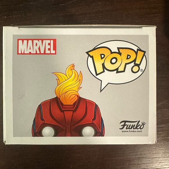 Funko Pop marvel studios captain marvel GITD #433 - Picture 5 of 6